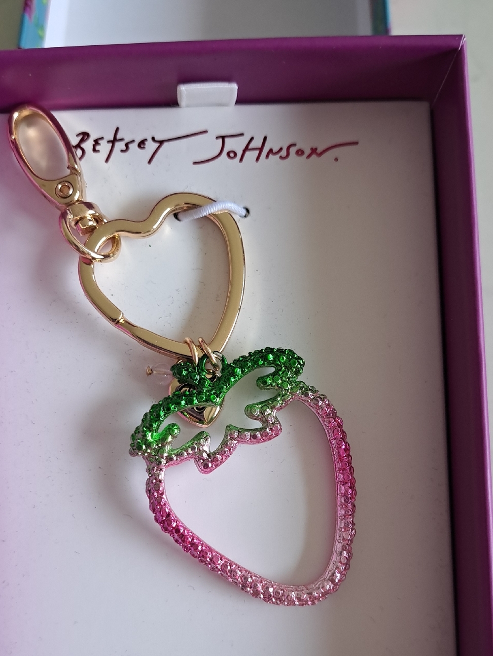 Betsey J. Auth. Key Ring